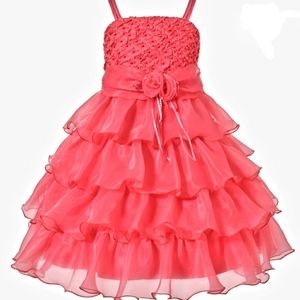 NWT Richie House Ruffled Long Dress - Sz. 5/6